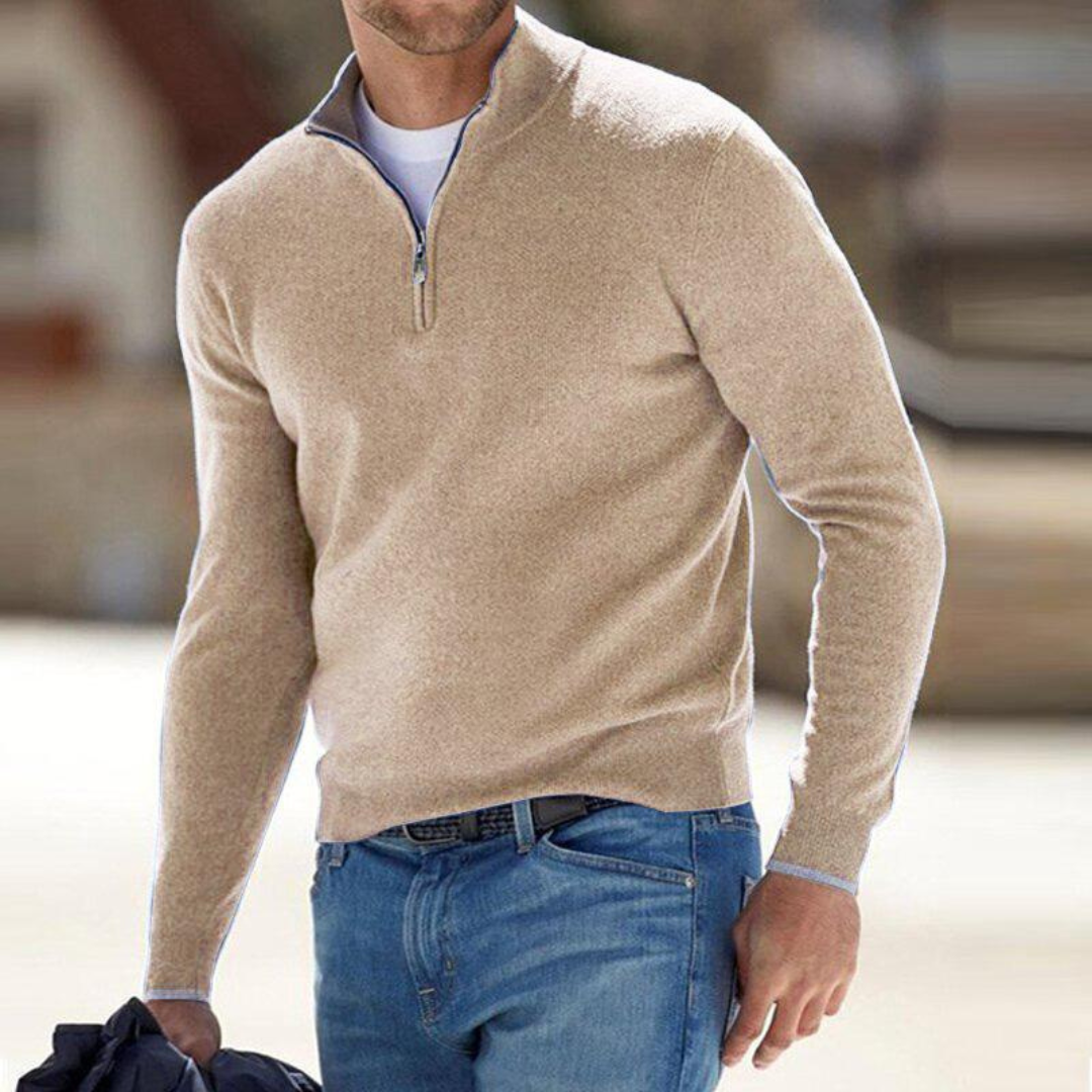 Miquel | Premium Zip-kraag-trui