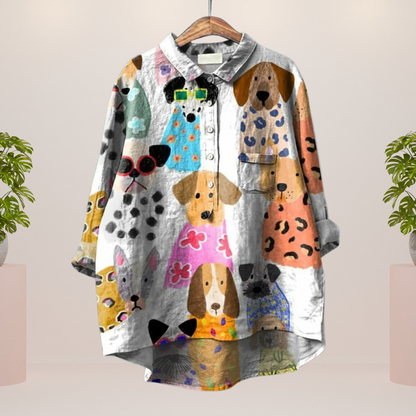 Dierenkunst-T-shirt