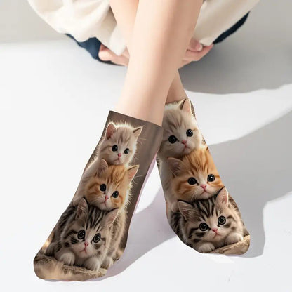 Casual Sokken Met Dierenprint