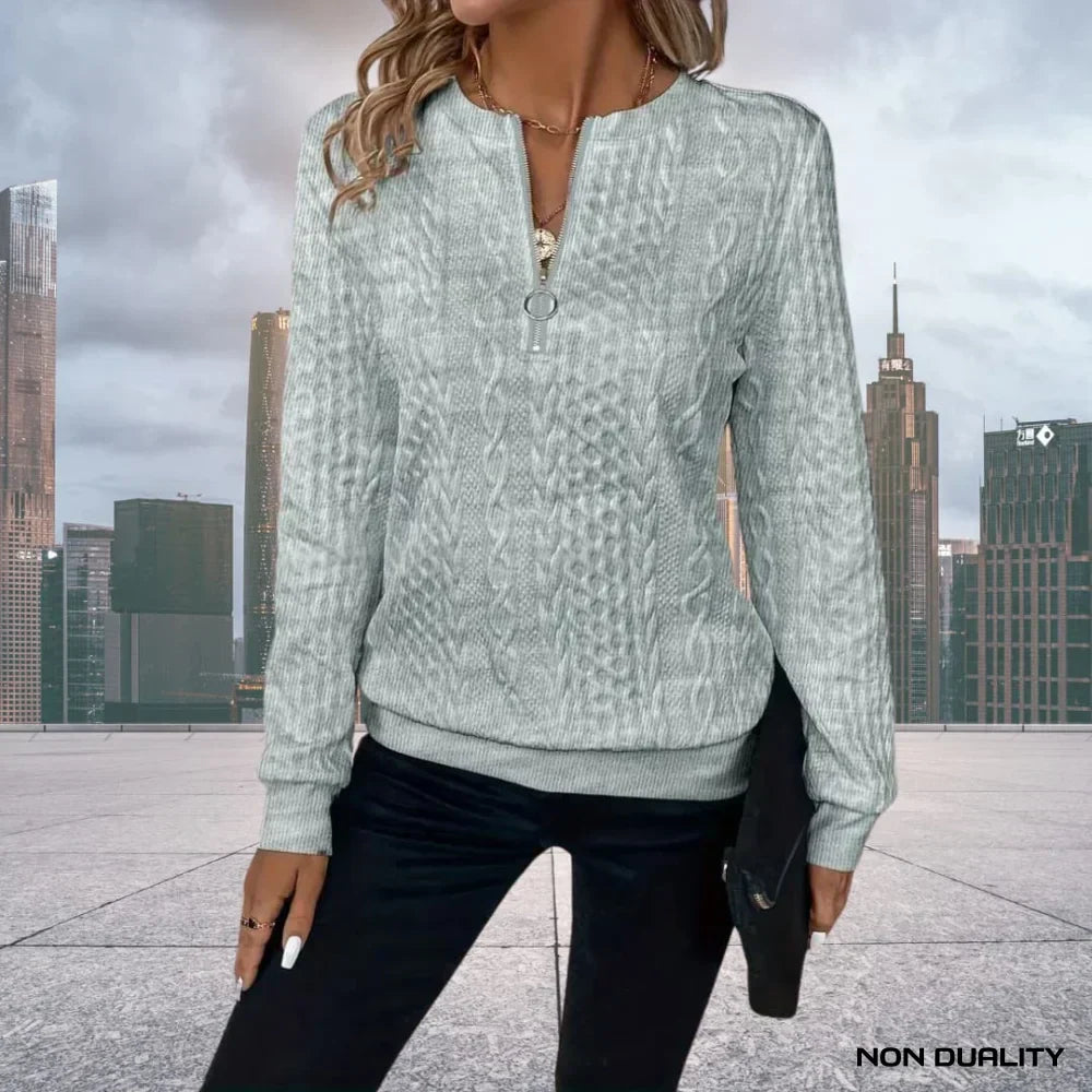 Non-Dualität Zip-Up Sweatshirt