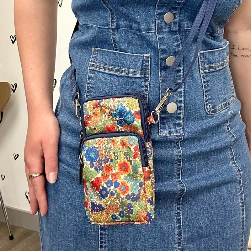 Vintage Tas met Bloemenprint