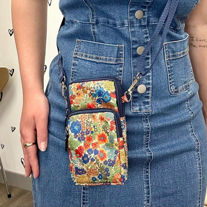 Vintage Tas met Bloemenprint