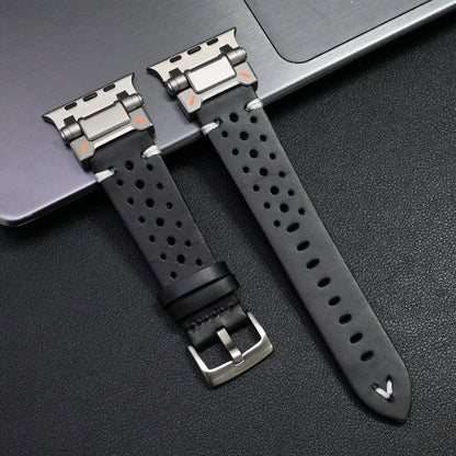 TitaniumTouch Leder Apple Watch Armband