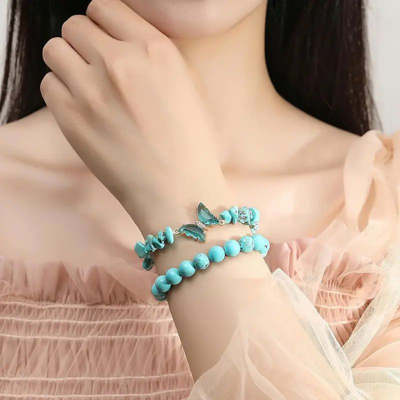 Armband Met Vlinderkralen