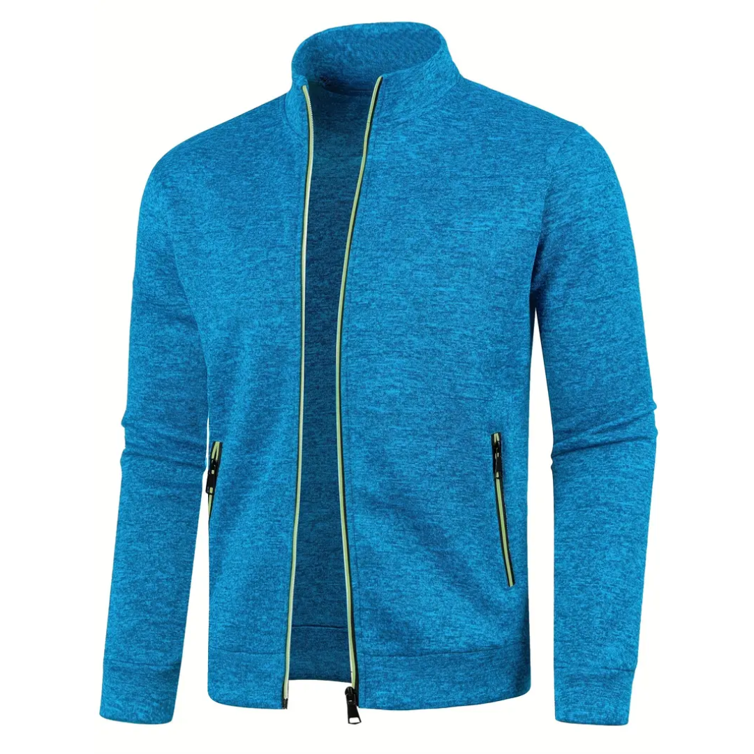 Kasper | Klassiek gebreid vest met rits
