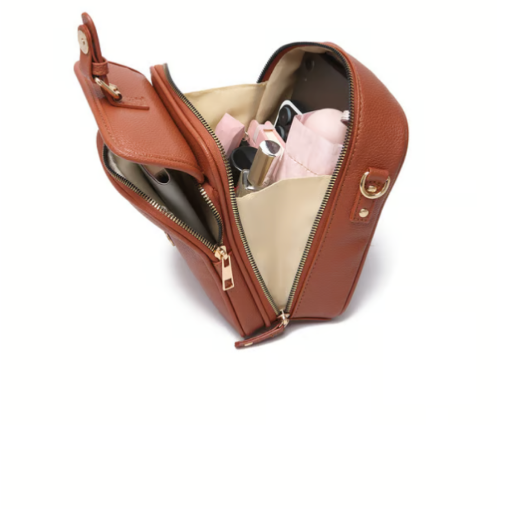 DIE MAELYS | RFID-GESCHÜTZTE KLASSISCHE LEDER CROSSBODY
