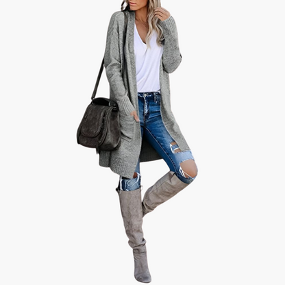 Holly | Casual gebreid vest met zakken