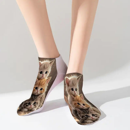 Casual Sokken Met Dierenprint