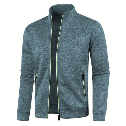 Kasper | Klassiek gebreid vest met rits