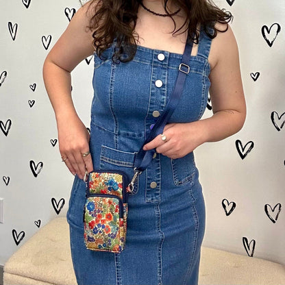 Vintage Tas met Bloemenprint