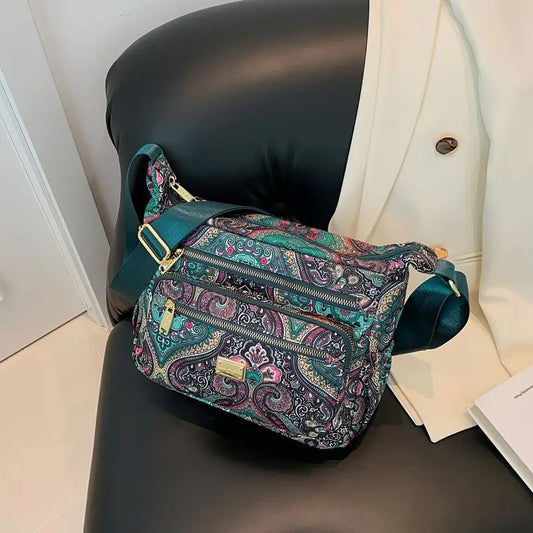 Vintage tas in etnische stijl