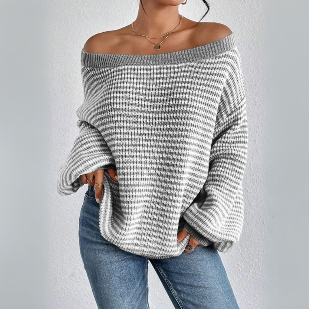 Harper Pullover mit Schulterfrei-Design
