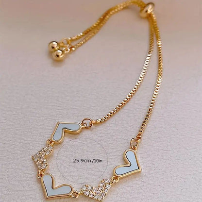 Vintage Hartjesarmband