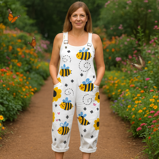 Dames-Jumpsuit - Moeiteloze wijdvallende stijl & comfort voor elke gelegenheid