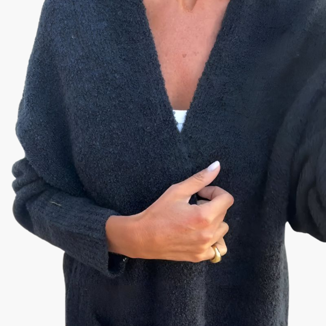 Holly | Casual gebreid vest met zakken
