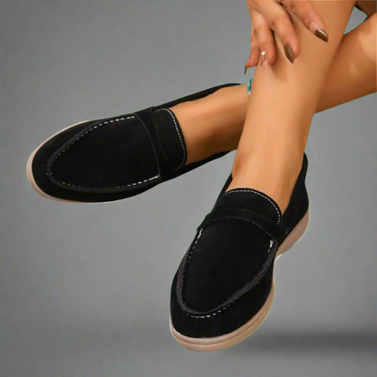 Hannah | Elegante suède mocassins
