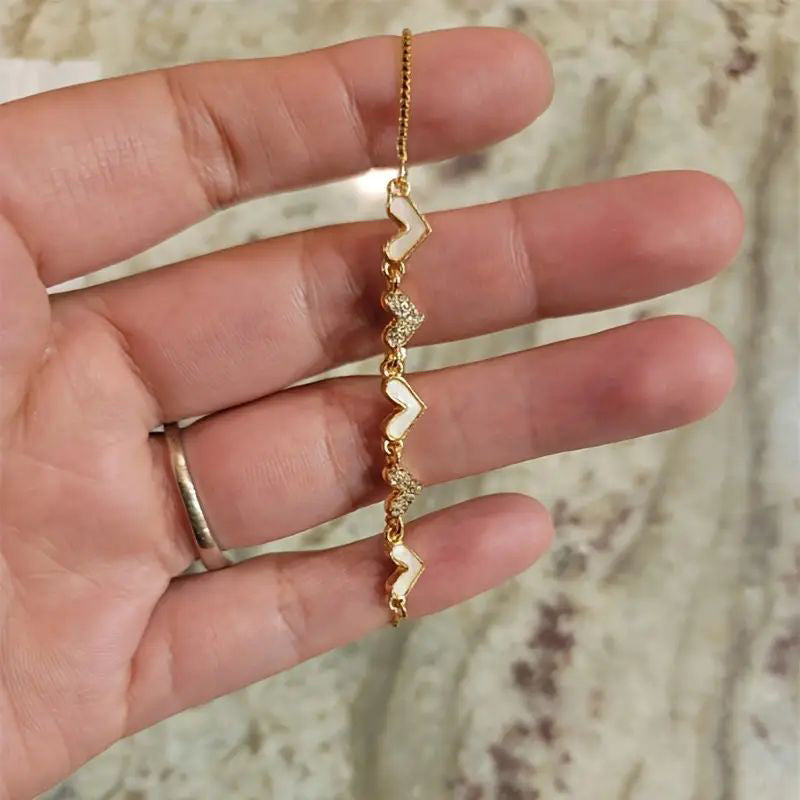 Vintage Hartjesarmband