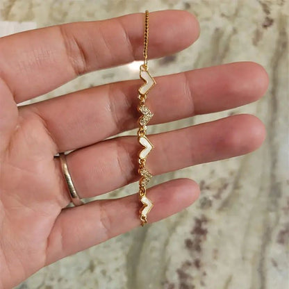 Vintage Hartjesarmband