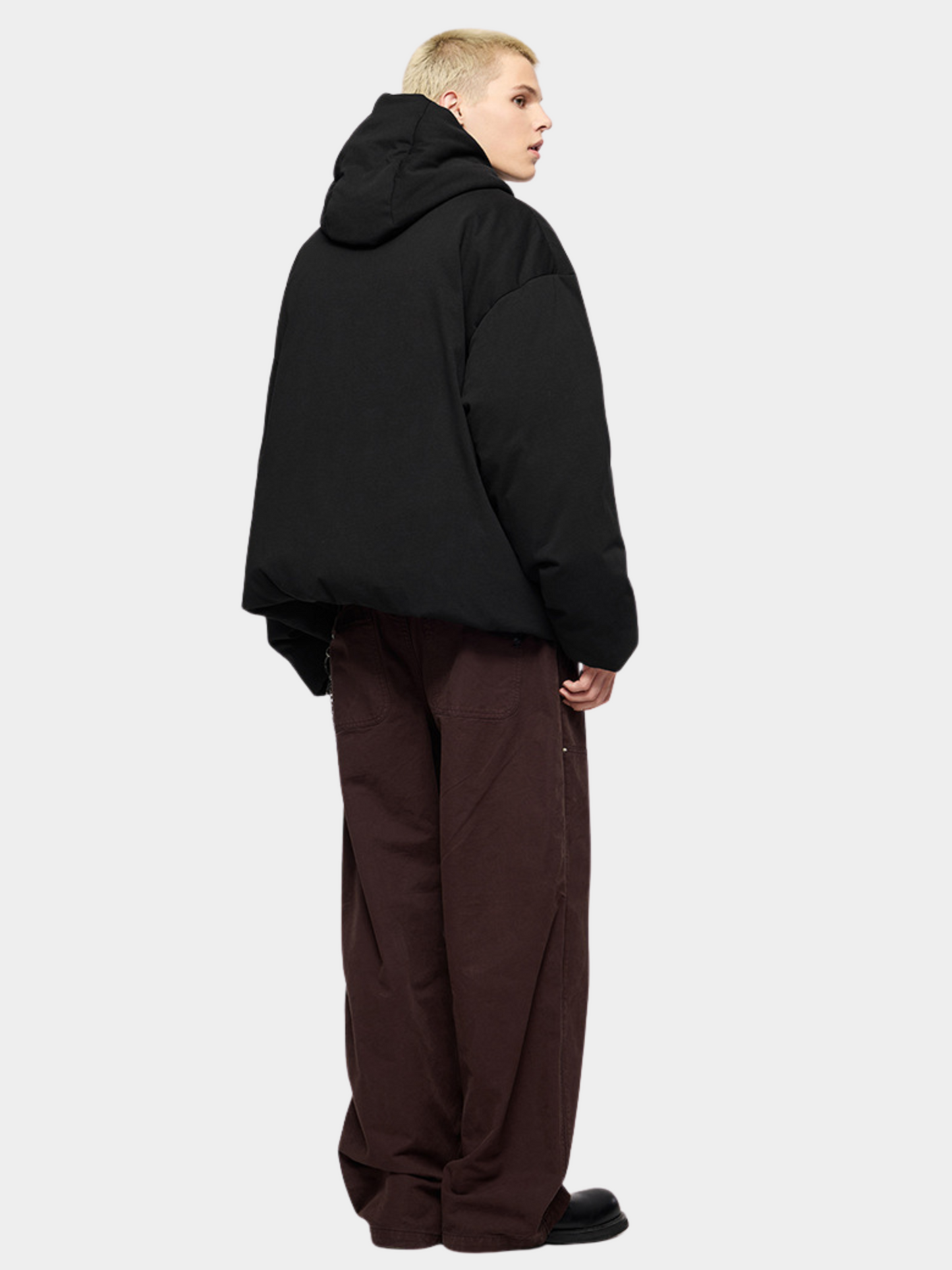 DryCanopy – Hoodiejack van gebreide stof met 90% eendendonsvulling