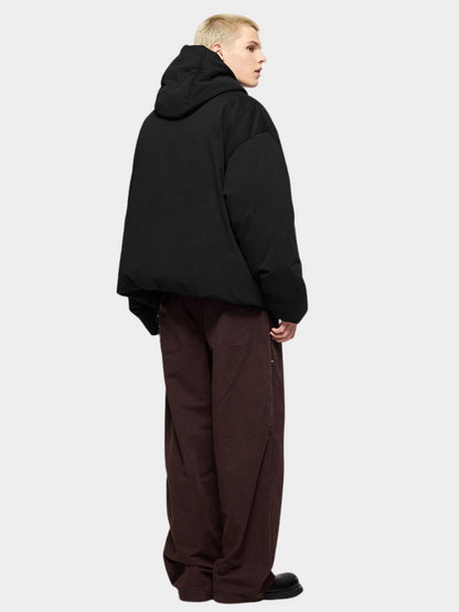 DryCanopy – Hoodiejack van gebreide stof met 90% eendendonsvulling