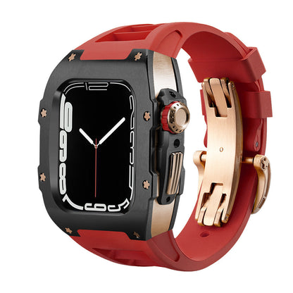 Luxe metalen horlogebandje voor Apple Watch-serie 44/45 mm