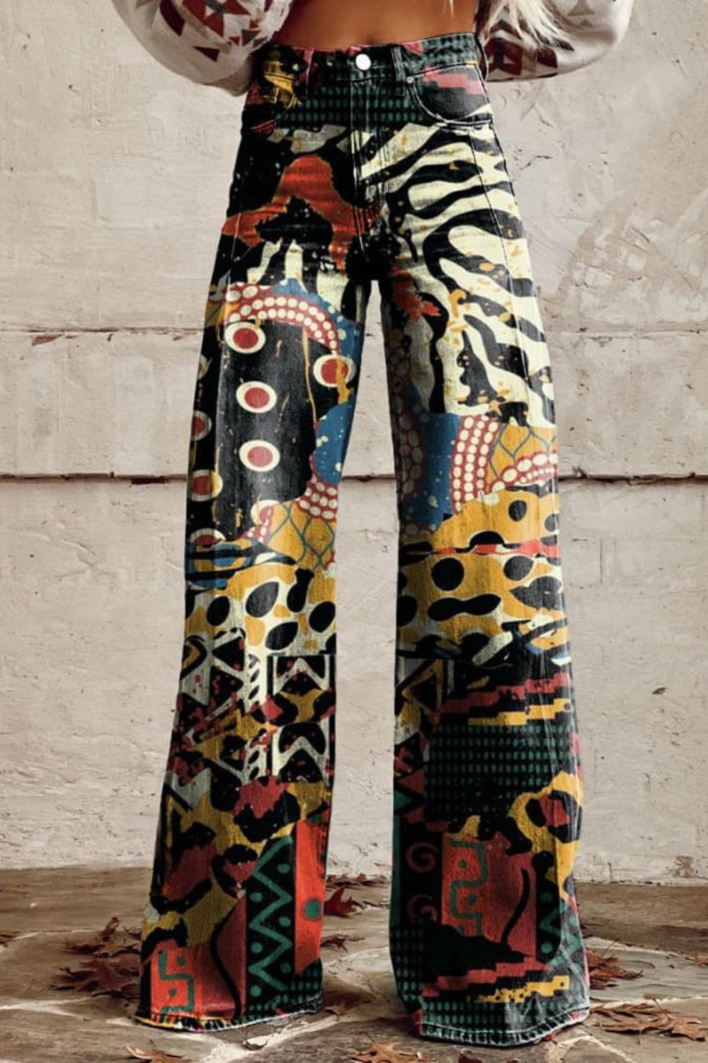 Behn Berlijn | Elegante Boho Vintage Wijde Broek