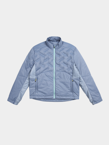 DryBench – Unisex Outdoor-Daunenjacke mit Kontrastkragen