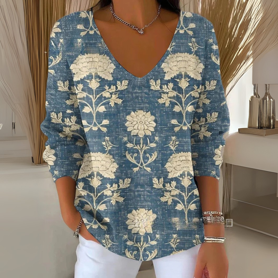 Sable™ - Lichte trui met V-halsdesign