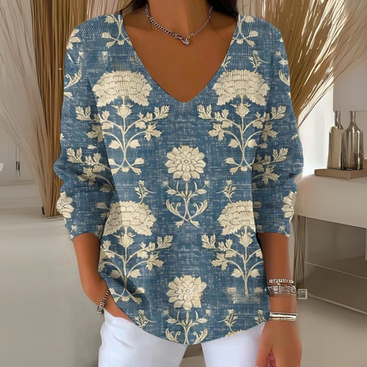 Sable™ - Lichte trui met V-halsdesign