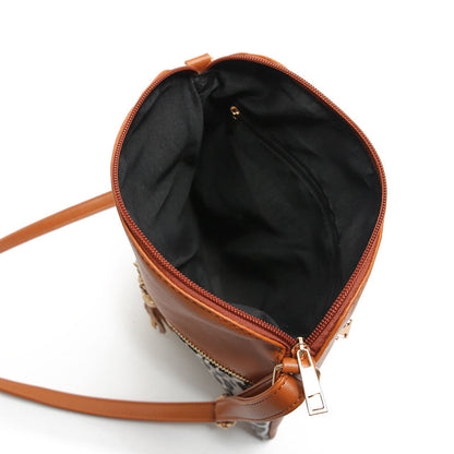 Sac Léopard Vintage