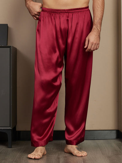 Pure Soie Détendu Pyjama Pantalon