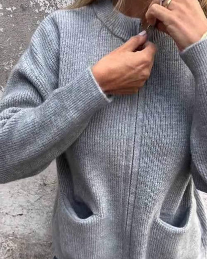 Jasmine – Strick-Cardigan mit Reißverschluss