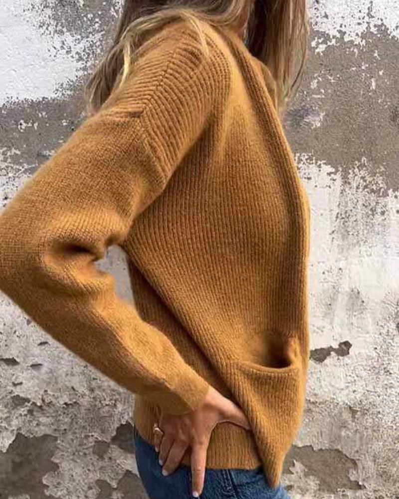 Jasmine – Strick-Cardigan mit Reißverschluss