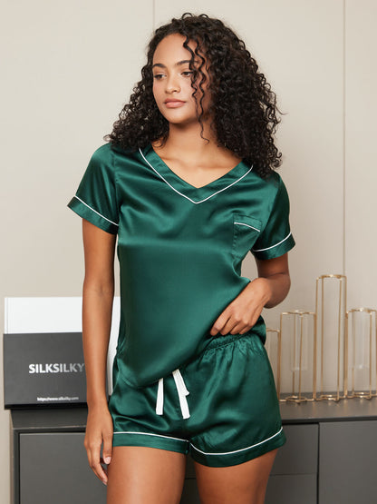 Ensemble Pyjamaset En Pure Soie