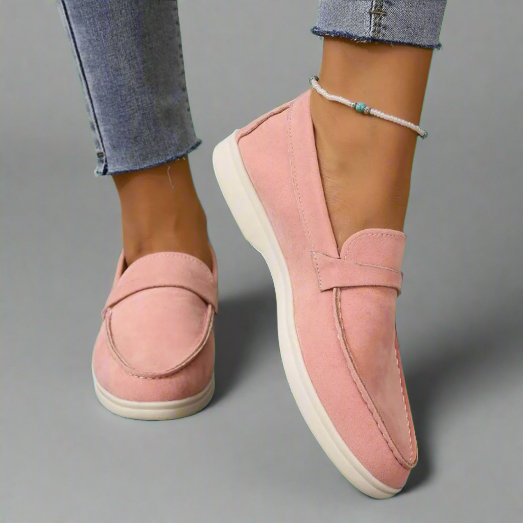Hannah | Elegante suède mocassins