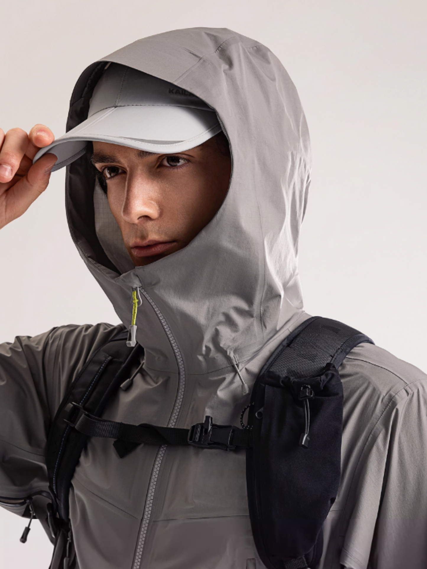 GONGGAR - Unisex Hardshell Jack met Capuchon
