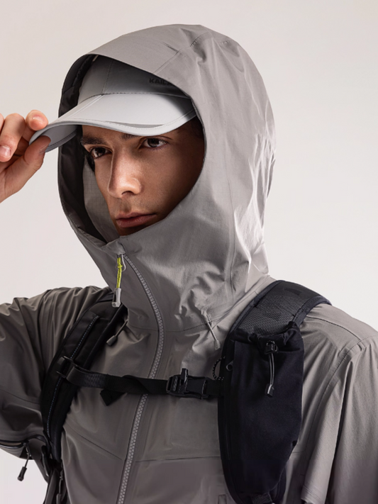 GONGGAR - Unisex Hardshell Jack met Capuchon