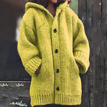 Eden – Gestrickter Cardigan-Mantel