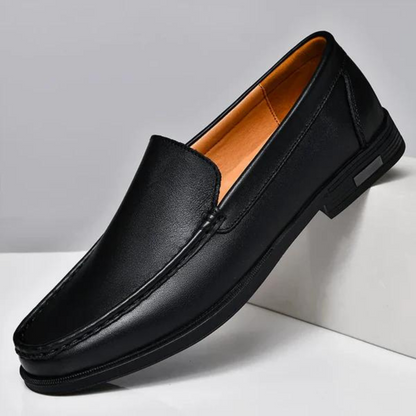 Murcia lederen loafers