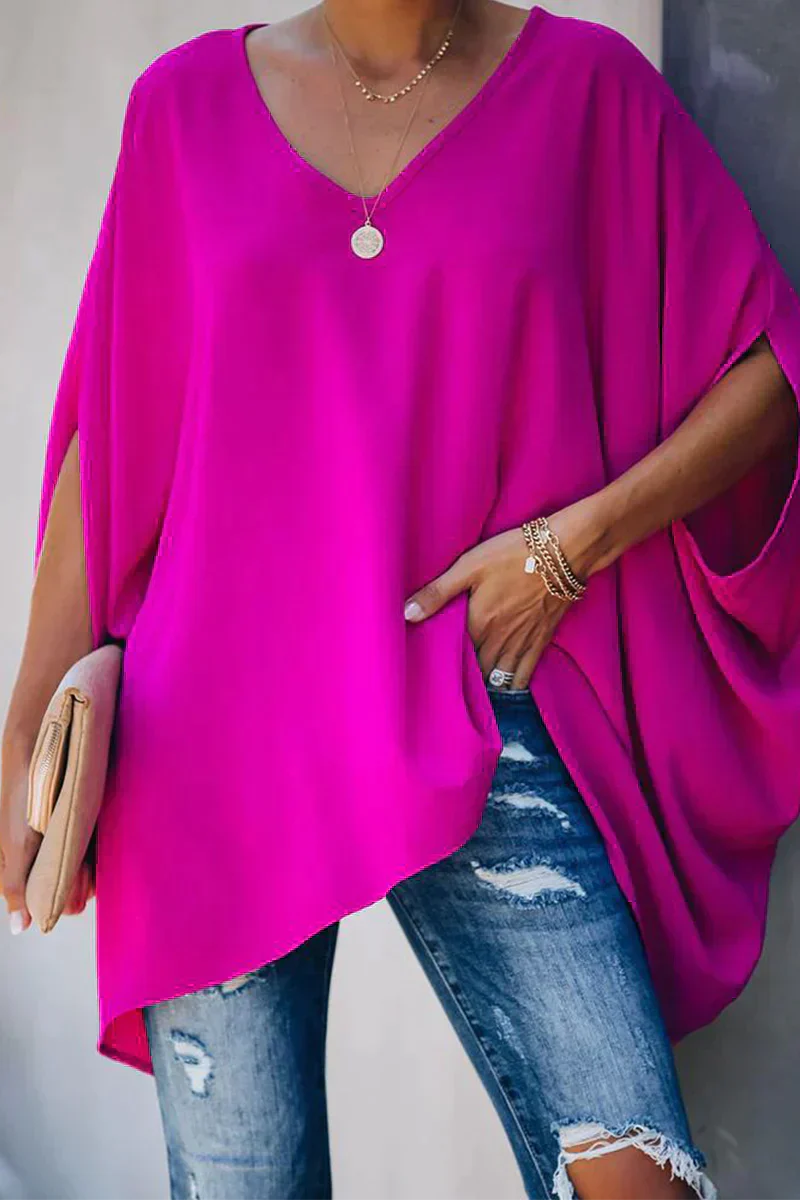 Wijdvallende blouse voor de lente/zomer