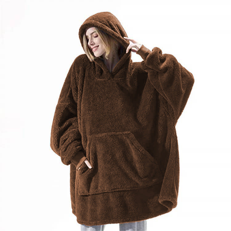 Übergroße Hoodie-Decke für Damen – Elin