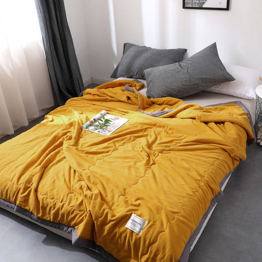 Ademende katoenen zomerbedsprei