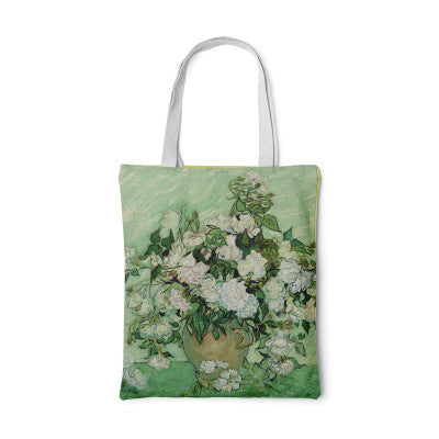 Barneys New York  | Sonnenblumen-Canvas-Tasche Kreative Kunst Selbstporträt Schultertasche Personalisierte Handtasche