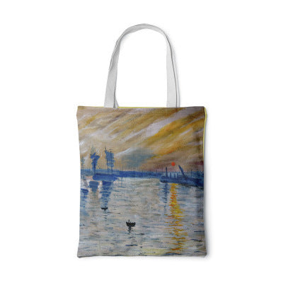 Barneys New York  | Sonnenblumen-Canvas-Tasche Kreative Kunst Selbstporträt Schultertasche Personalisierte Handtasche