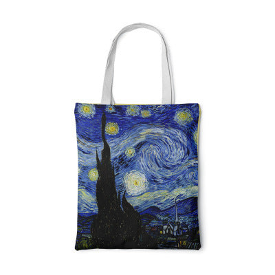 Barneys New York  | Sonnenblumen-Canvas-Tasche Kreative Kunst Selbstporträt Schultertasche Personalisierte Handtasche