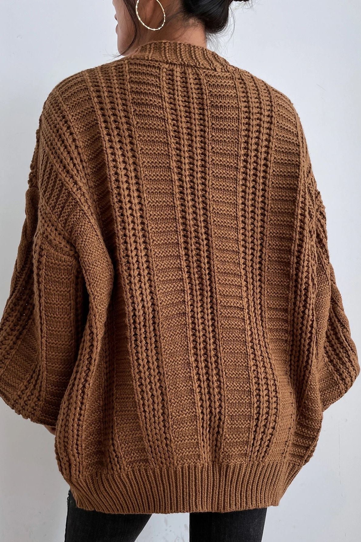 Rhonda - Grofgebreid Vest