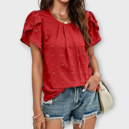 Die Perfekte Polka-Dot-Bluse