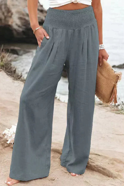 Grethe | Stijlvolle wide-leg broek