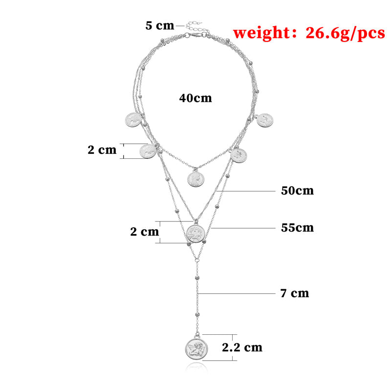 Vintage Boheemse Hanger Ketting