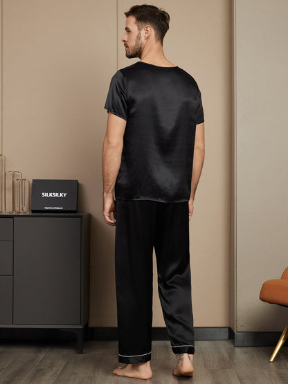 Pyjama Classique pour Homme en Soie Pure